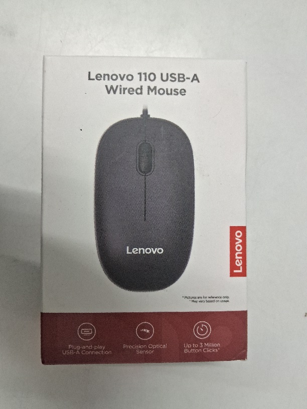 Lenovo 110 USB-A wered mouse